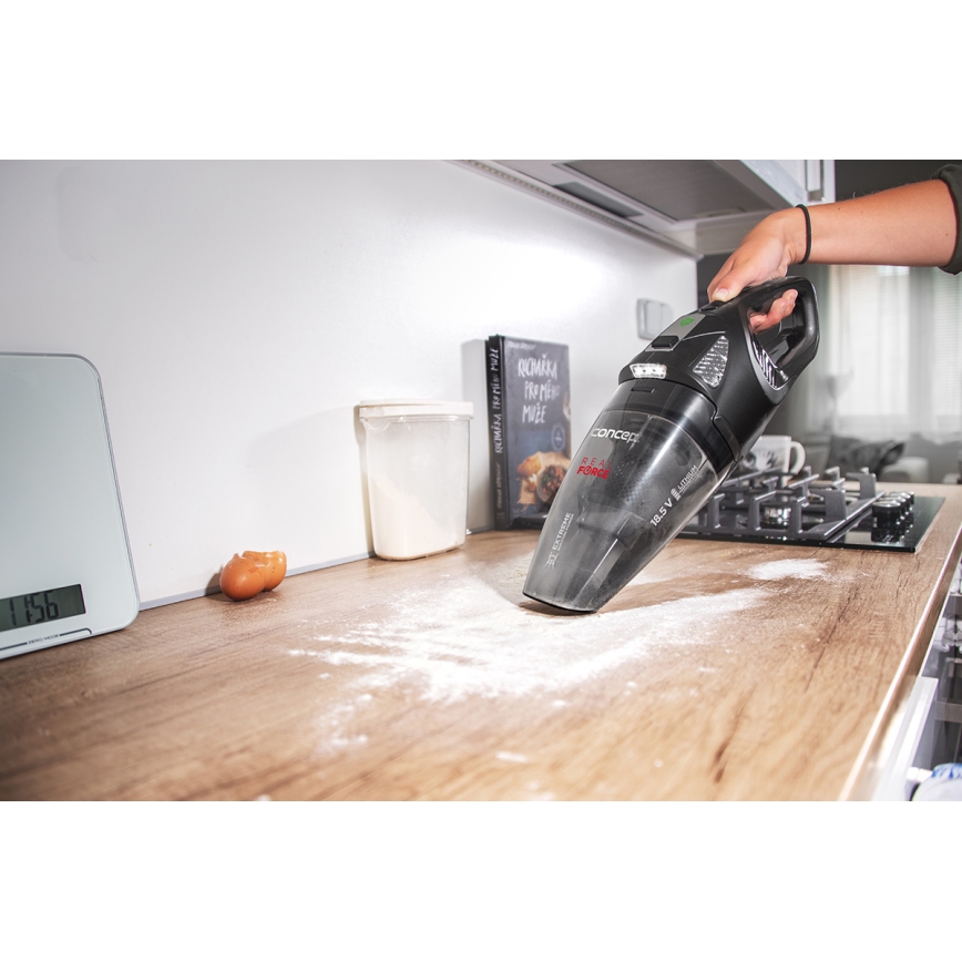 Concept VP4380 - Aspirapolvere portatile REAL FORCE 110W/18,5V 2200 mAh nero