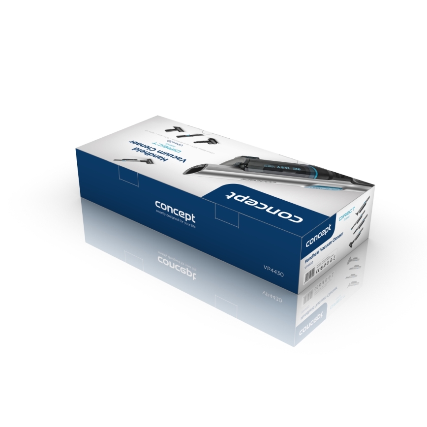 Concept VP4430 - Aspirateur de poche DIRECT ANIMAL 180W/14,8V 2200 mAh noir