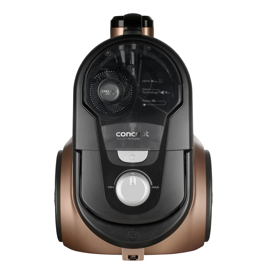 Concept VP5240N - Aspirateur sans sac 4A RADICAL PET EXPERT 2,5 l 800W/230V bronze