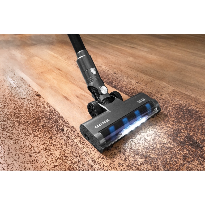 Concept VP6040 - Aspirateur balai manuel 2en1 ICONIC ANIMAL TELESCOPE 200W/22,2V 2200 mAh bleu