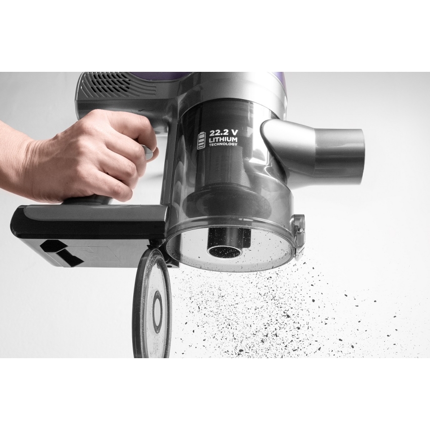 Concept VP6040 - Aspirateur balai manuel 2en1 ICONIC ANIMAL TELESCOPE 200W/22,2V 2200 mAh bleu