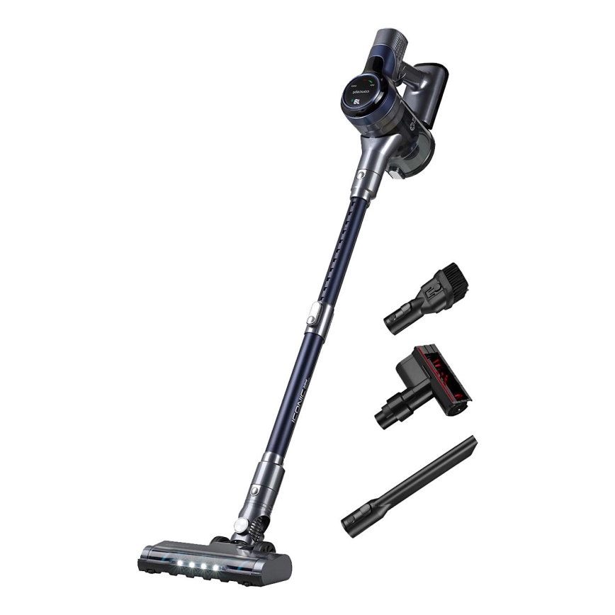 Concept VP6040 - Aspirateur balai manuel 2en1 ICONIC ANIMAL TELESCOPE 200W/22,2V 2200 mAh bleu
