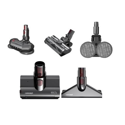 Concept VP6260 - Scopa elettrica 4-in-1 ULTIMATE PRO+ 500W/29,6V 2200 mAh nera