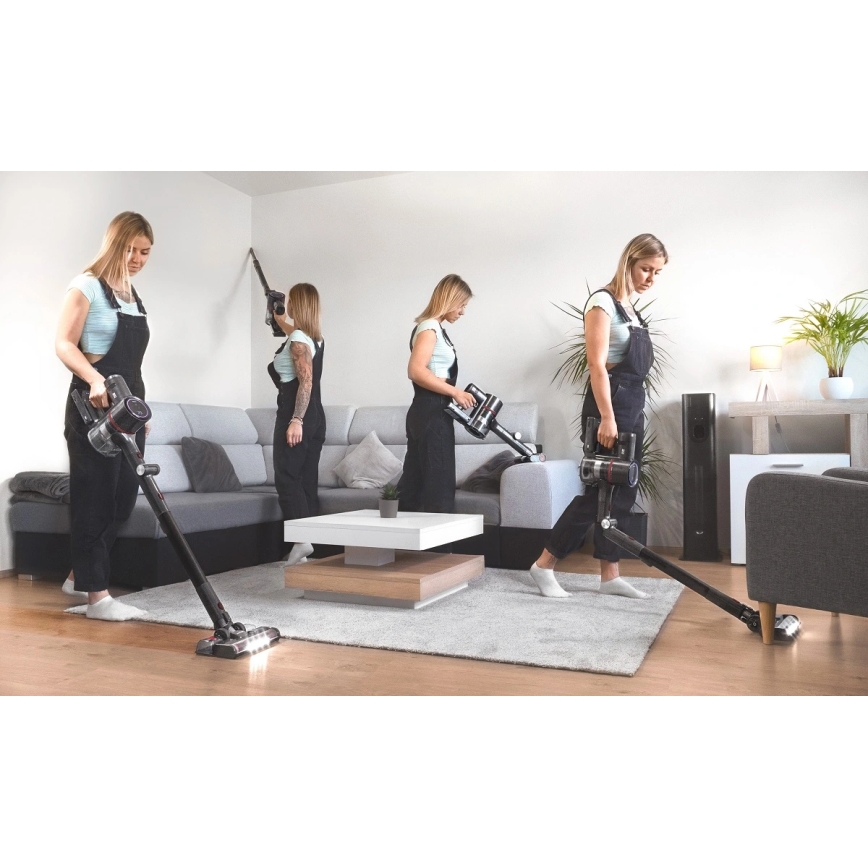 Concept VP6300 - Aspirateur balai 5 en 1 ULTIMATE COMPLETE PRO 500W/25,9V 2500 mAh noir