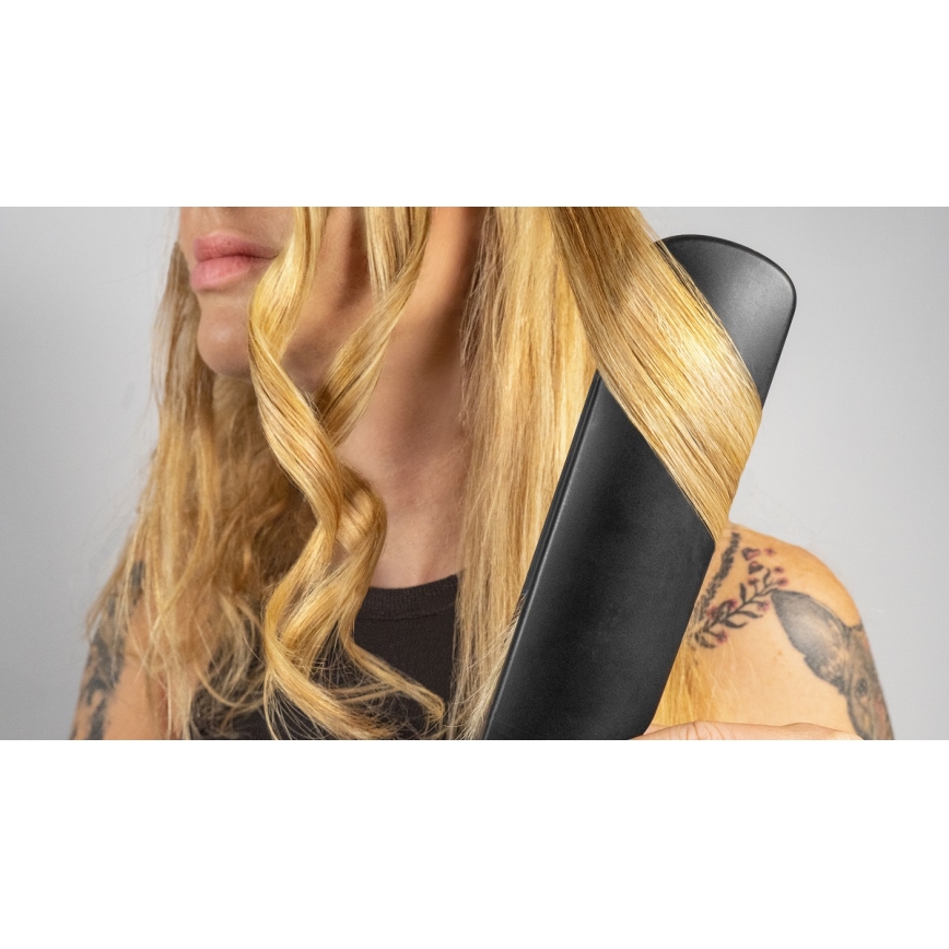 Concept VZ6010 - Lisseur de cheveux à vapeur avec affichage LED ELITE STEAM BOOST 54W/230V noir