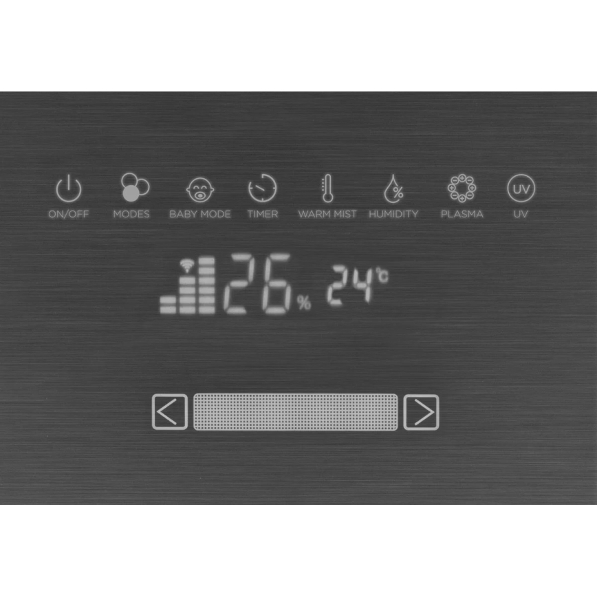Concept ZV2021-  Umidificatore d'aria con diffusore di aromi PERFECT AIR SMART 4,6 l 110W/230V Wi-Fi antracite + telecomando