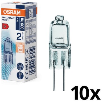 Confezione da 10 lampadine da forno HALOSTAR attacco G4/20W/12V 2700K - Osram