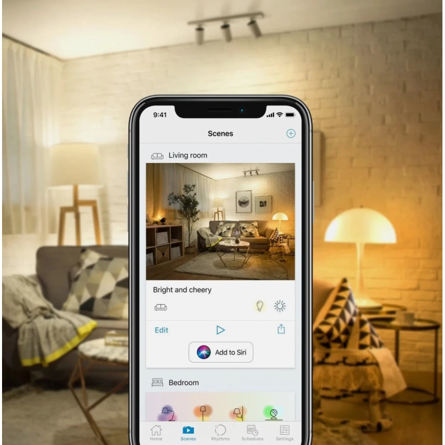 Confezione da 2 lampadine LED dimmerabili A60 E27/9W/230V 2700K Wi-Fi + telecomando - WiZ