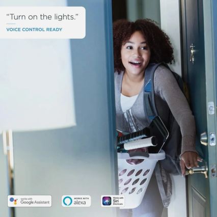 Confezione da 2 lampadine LED dimmerabili A60 E27/9W/230V 2700K Wi-Fi + telecomando - WiZ