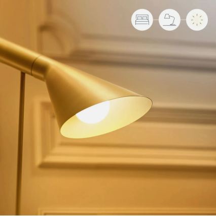 Confezione da 2 lampadine LED dimmerabili A60 E27/9W/230V 2700K Wi-Fi + telecomando - WiZ