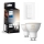 Confezione da 2 lampadine LED dimmerabili Philips Hue WHITE AMBIANCE GU10/4,2W/230V 2200-6500K + interruttore dimmer