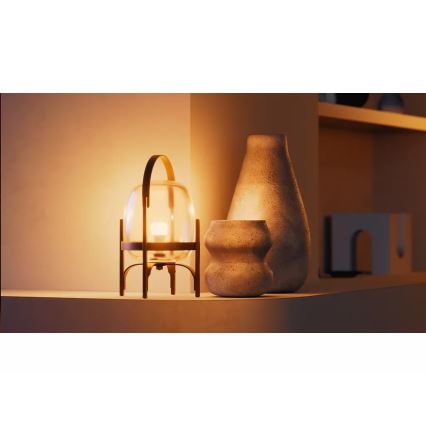 Confezione da 2 lampadine LED dimmerabili Philips Hue WHITE, attacco E27, 9,5 W, 230 V, 2700 K