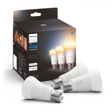 Confezione da 3 lampadine LED dimmerabili Philips Hue WHITE AMBIANCE A60 E27/6W/230V 2200-6500K