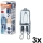 Confezione da 3 lampadine per forno HALOPIN G9/25W/230V 2700K - Osram