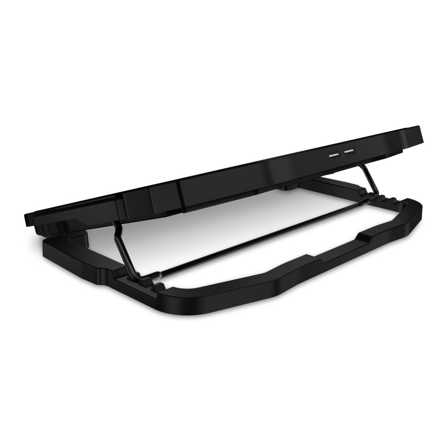 CONNECT IT CCP-2200-RD - Pad di raffreddamento per laptop 4x ventilatore 2xUSB nero/rosso