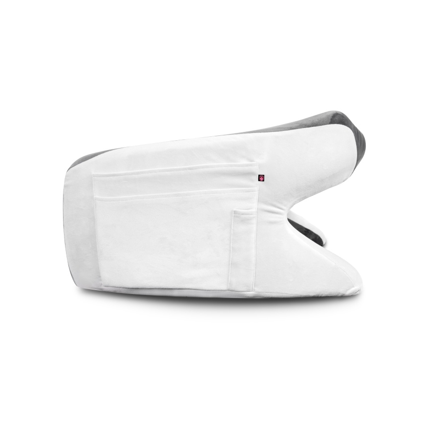 CONNECT IT CFH-1020-GY - Coussin anatomique ErgoWork pour la lecture et le travail gris/blanc