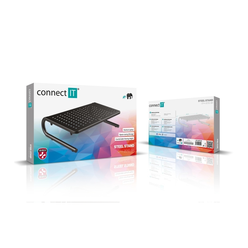 CONNECT IT CFH-2010-BK - Multifunzione base in metallo nero