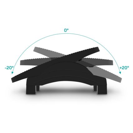 CONNECT IT CFH-4100-BK - Repose-pieds réglable noir