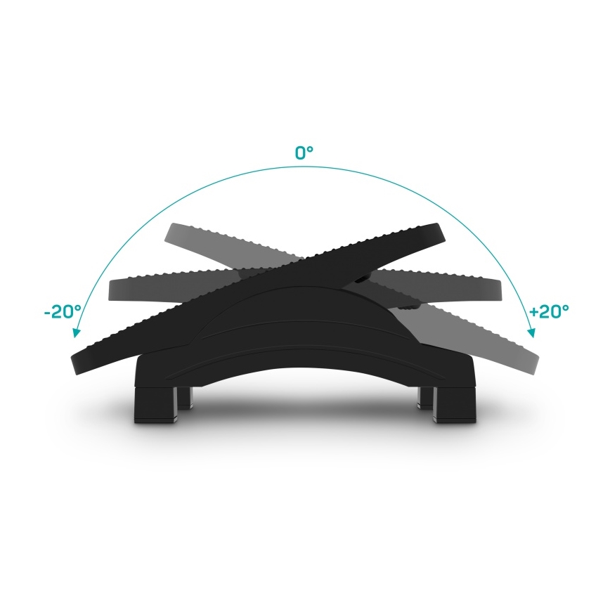CONNECT IT CFH-4100-BK - Repose-pieds réglable noir