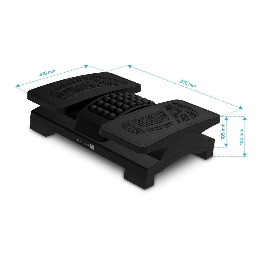 CONNECT IT CFH-4105-BK - Repose-pieds réglable noir