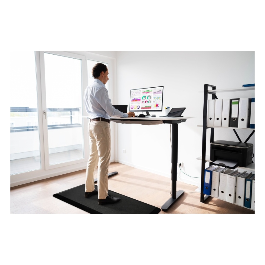 CONNECT IT CFH-4200-BK - Tappetino anti-fatica per i piedi nero