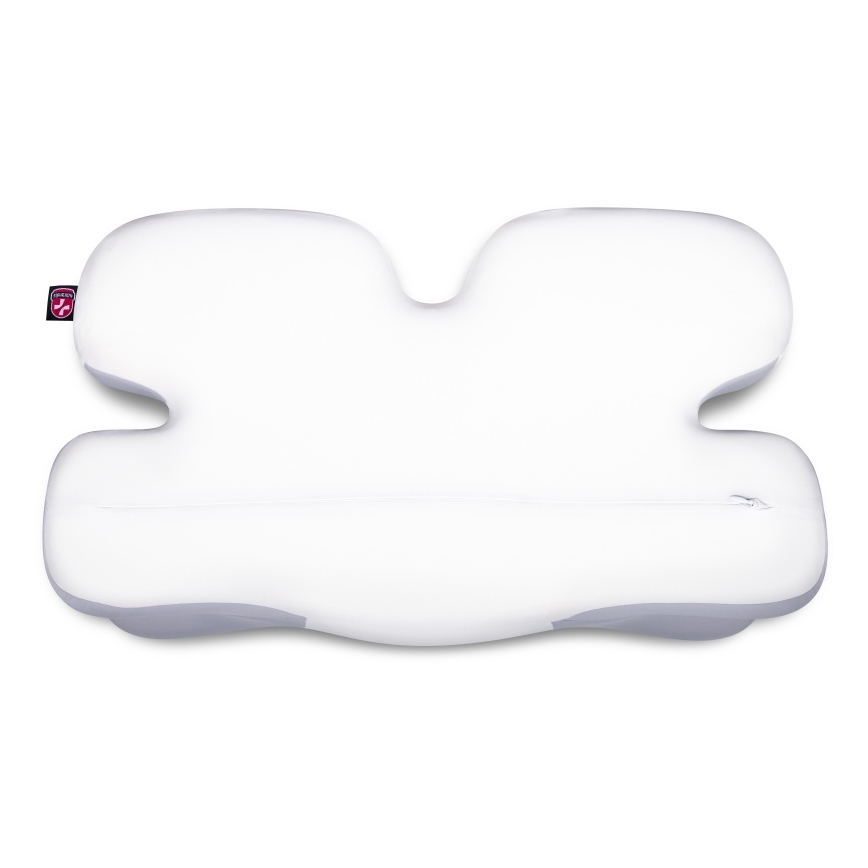 CONNECT IT CFH-6030-WH - Coussin anatomique Virgo blanc/gris