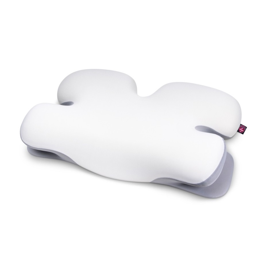 CONNECT IT CFH-6030-WH - Cuscino anatomico Virgo bianco/grigio