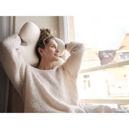 CONNECT IT CFH-6030-WH - Cuscino anatomico Virgo bianco/grigio