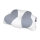 CONNECT IT CFH-6032-WH - Coussin anatomique Gemini blanc/gris