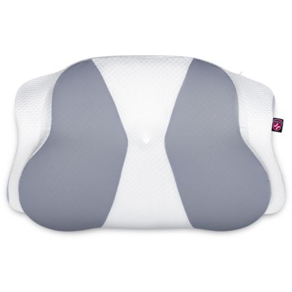 CONNECT IT CFH-6032-WH - Coussin anatomique Gemini blanc/gris