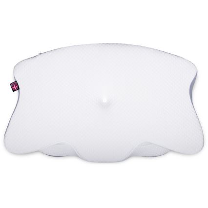 CONNECT IT CFH-6032-WH - Coussin anatomique Gemini blanc/gris