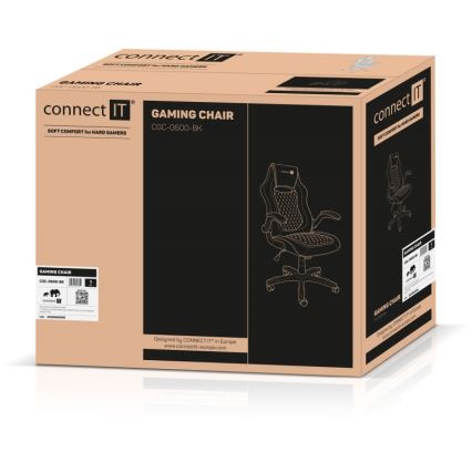 CONNECT IT CGC-0600-BK - Sedia da gaming Matrix Pro nera