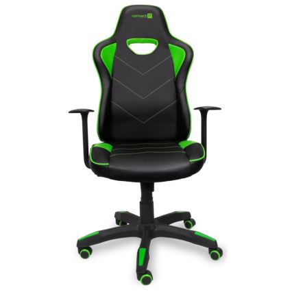 CONNECT IT CGC-0700-GR - Sedia da gaming LeMans Pro nero/verde