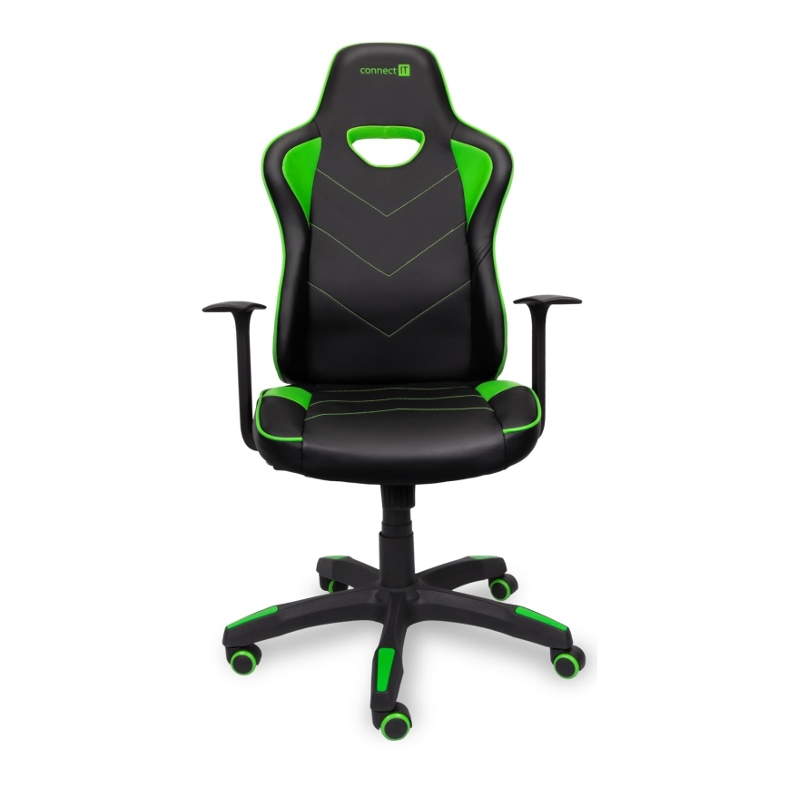 CONNECT IT CGC-0700-GR - Sedia da gaming LeMans Pro nero/verde