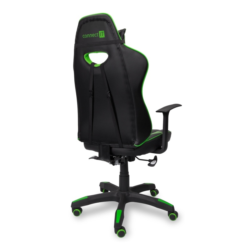 CONNECT IT CGC-0700-GR - Sedia da gaming LeMans Pro nero/verde