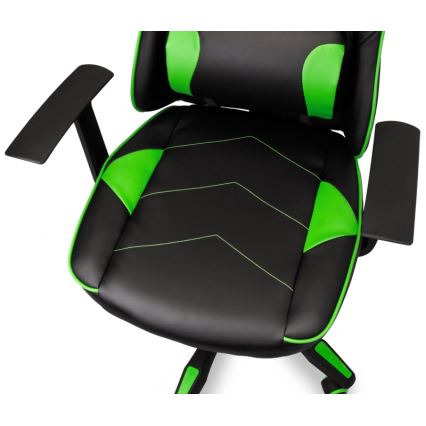 CONNECT IT CGC-0700-GR - Sedia da gaming LeMans Pro nero/verde
