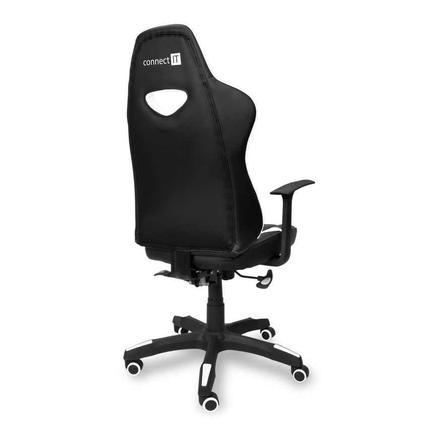 CONNECT IT CGC-0700-WH - Sedia da gaming LeMans Pro nero/bianco