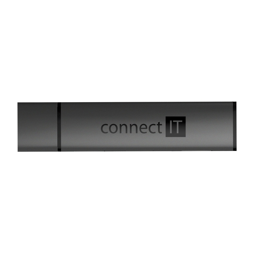 CONNECT IT CHU-4060-AN - USB-A hub con memory card reader 4in1
