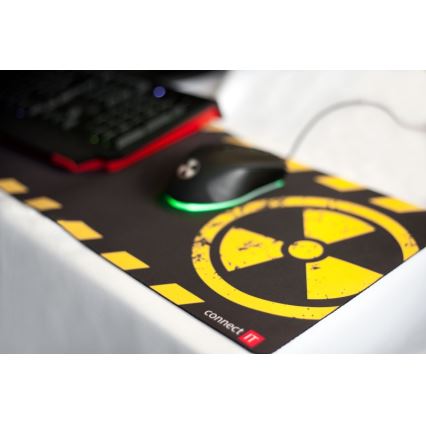 CONNECT IT CI-1128 - Mouse da gioco cablato a LED 1000/1200/1600/3200 DPI nero