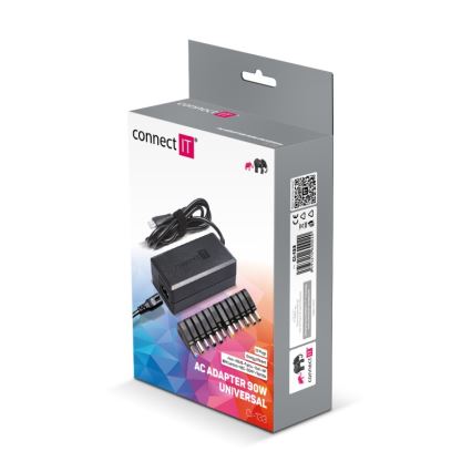 CONNECT IT CI-133 - Adattatore universale per computer portatili 90W