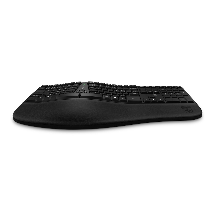 CONNECT IT CKB-2800-CS - Tastiera wireless ergonomica con CZ/SK localization nero