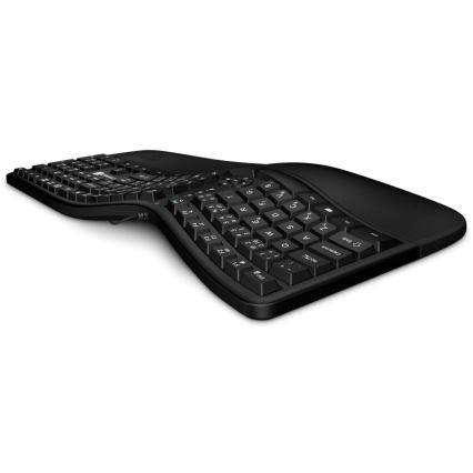 CONNECT IT CKB-2800-CS - Tastiera wireless ergonomica con CZ/SK localization nero