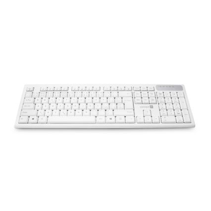 CONNECT IT CKB-3010-CS - Tastiera multimediale senza fili con localizzazione CZ/SK 2xAAA bianco