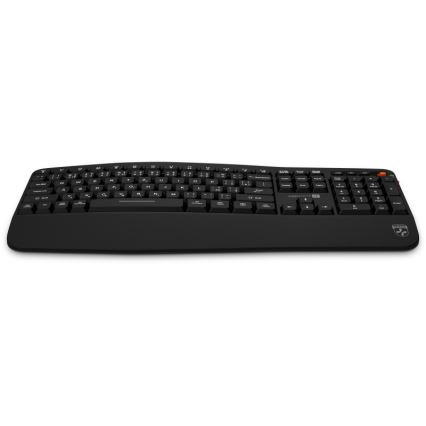 CONNECT IT CKM-6010-CS - Tastiera wireless ergonomica e topo 800/1200/1600/2400 DPI con CZ/SK localization 1xAA + 2xAAA nero