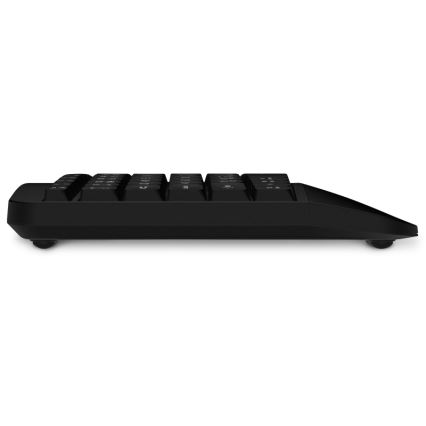 CONNECT IT CKM-6010-CS - Tastiera wireless ergonomica e topo 800/1200/1600/2400 DPI con CZ/SK localization 1xAA + 2xAAA nero