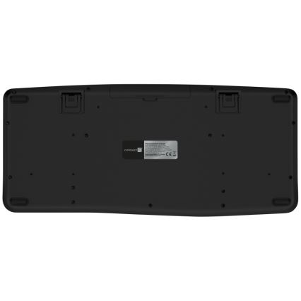CONNECT IT CKM-6010-CS - Tastiera wireless ergonomica e topo 800/1200/1600/2400 DPI con CZ/SK localization 1xAA + 2xAAA nero