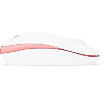 CONNECT IT CKM-7801-CS - Tastiera e mouse wireless 1200 DPI con CZ/SK localization 1xAAA + 1xAA bianco/rosa