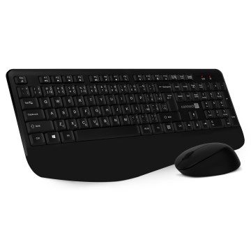 CONNECT IT CKM-7803-CS - Tastiera e mouse wireless 1200 DPI con CZ/SK localization 1xAAA + 1xAA nero