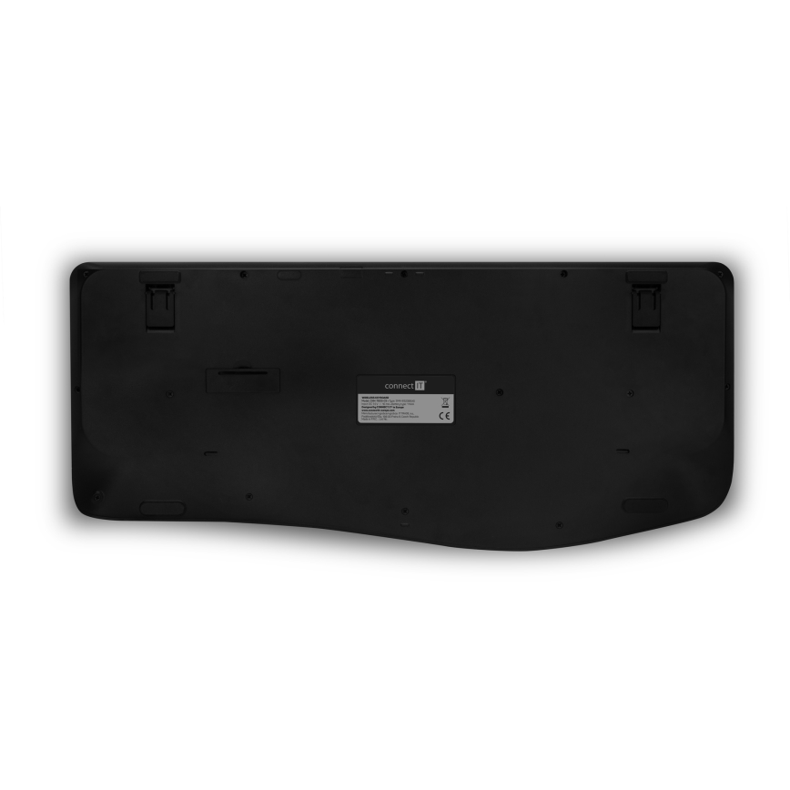 CONNECT IT CKM-7803-CS - Tastiera e mouse wireless 1200 DPI con CZ/SK localization 1xAAA + 1xAA nero