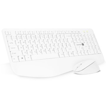 CONNECT IT CKM-7804-CS - Kabellose Tastatur und Maus 1200 DPI mit CZ/SK-Lokalisierung 1xAAA + 1xAA weiß